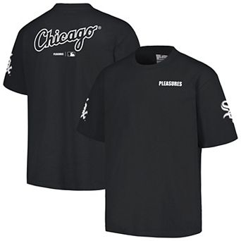 Men's PLEASURES Black Chicago White Sox Team T-Shirt