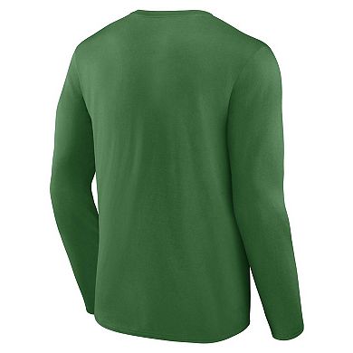 Men's Fanatics Branded Green Oregon Ducks Campus Long Sleeve T-Shirt