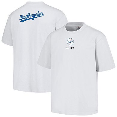 Men's PLEASURES White Los Angeles Dodgers Mascot T-Shirt