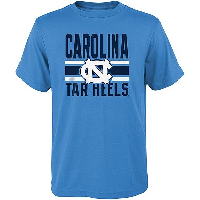 Youth Light Blue/Navy North Carolina Tar Heels Fan Wave T-Shirt Combo Pack