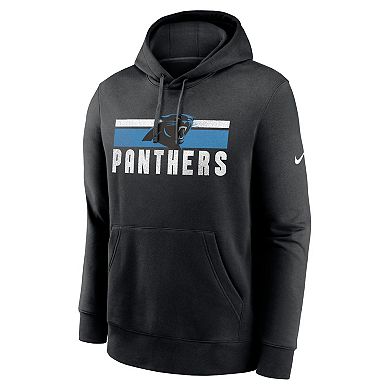 Men's Nike Black Carolina Panthers Club Fleece Pullover Hoodie