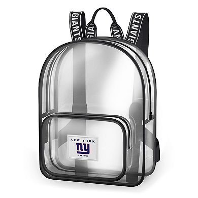 WEAR by Erin Andrews New York Giants Clear Stadium Backpack