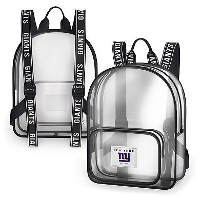 WEAR by Erin Andrews New York Giants Clear Stadium Backpack
