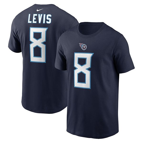 Men's Nike Will Levis Navy Tennessee Titans 2023 NFL Draft Player Name ...