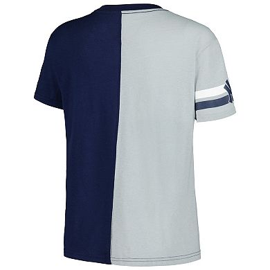 Women's Starter Navy/Gray New York Yankees Power Move T-Shirt