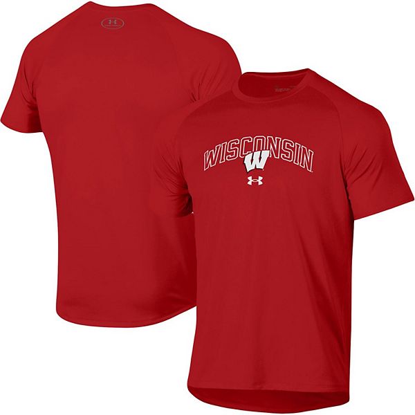 Men's Under Armour Red Wisconsin Badgers 2023 Sideline Performance ...