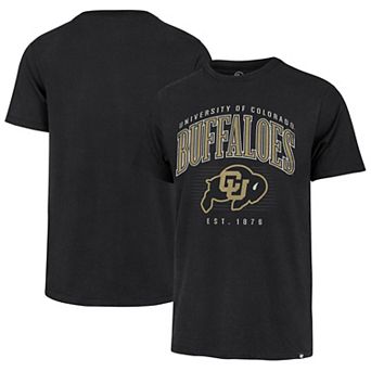 Men's '47 Black Colorado Buffaloes Arch Logo Franklin T-Shirt