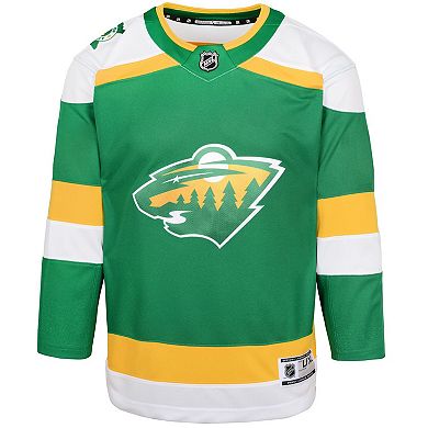 Youth Green Minnesota Wild 2023/24 Alternate Premier Jersey