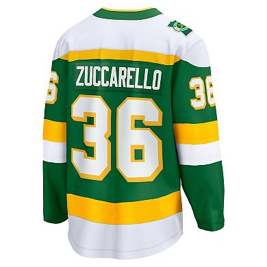 Men's Fanatics Branded Mats Zuccarello Green Minnesota Wild 2023/24 Alternate Premier Breakaway Player Jersey