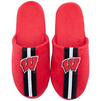 Men's ZooZatz Wisconsin Badgers Slippers