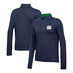 Men's Under Armour Navy Notre Dame Fighting Irish Unstoppable Raglan  Full-Zip Jacket