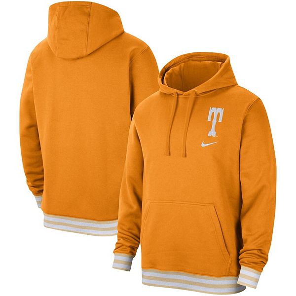 Men's Nike Tennessee Orange Tennessee Volunteers Campus Retro Fleece Pullover Hoodie