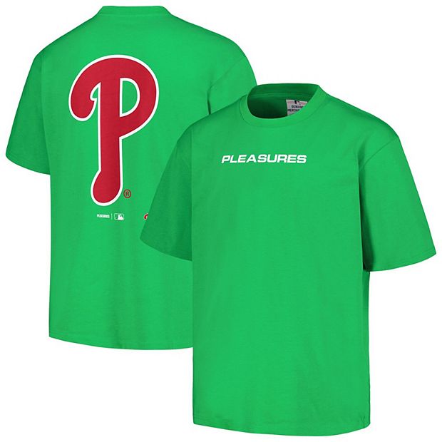 Men's Pleasures Green Philadelphia Phillies Ballpark T-Shirt Size: Extra Large