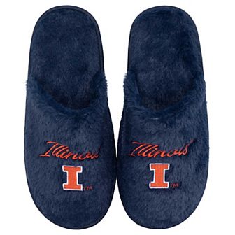 Women's ZooZatz Illinois Fighting Illini Team Faux Fur Slippers