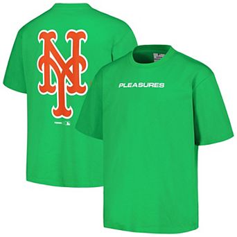 Men's PLEASURES Green New York Mets Ballpark T-Shirt