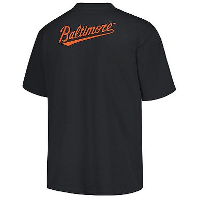 Men's PLEASURES Black Baltimore Orioles Mascot T-Shirt