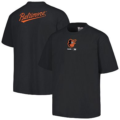 Men's PLEASURES Black Baltimore Orioles Mascot T-Shirt