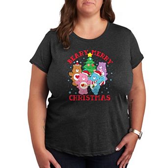 Plus Care Bears Beary Merry Christmas Graphic Tee