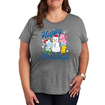 Plus Care Bears Happy Holidays Graphic Tee