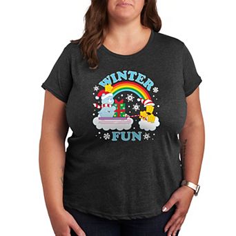 Plus Care Bears Winter Fun Graphic Tee