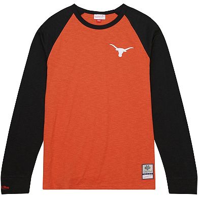 Cappello Mitchell & Ness Texas Longhorns Team T Logo – Snapback Regolabile, Arancio Bruciato, Taglia Unica