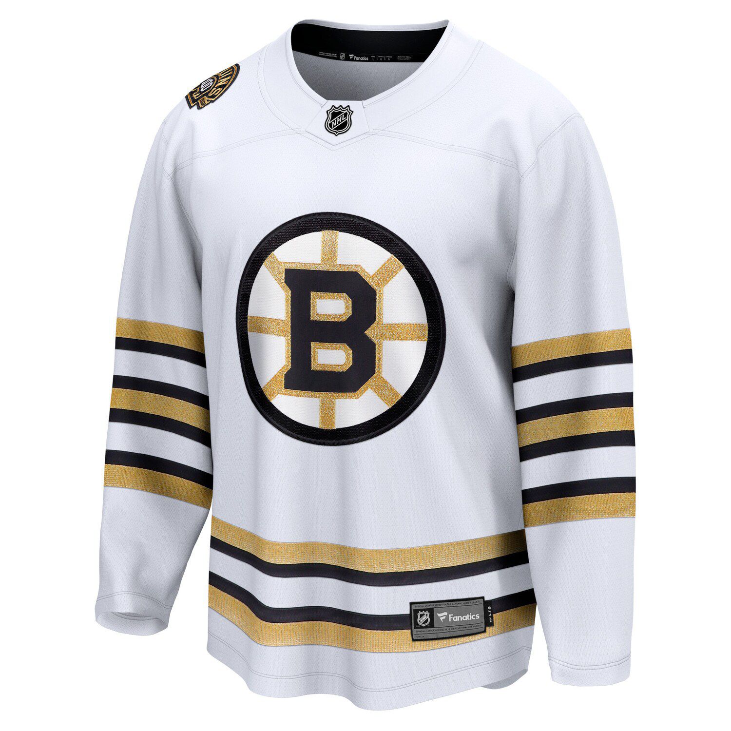 Men's Fanatics Branded White Boston Bruins 100th Anniversary Premier ...