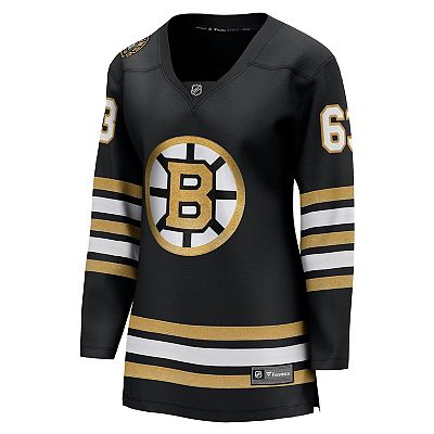 Women s Fanatics Branded Brad Marchand Black Boston Bruins 100th Anniversary Premier Breakaway Player Jersey