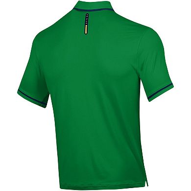 Men's Under Armour Green Notre Dame Fighting Irish T2 Tipped Performance Polo