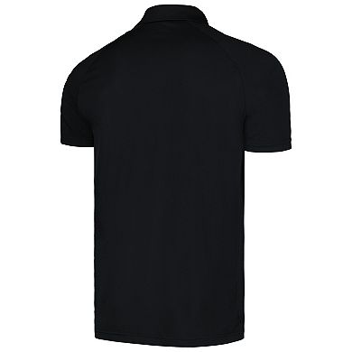 Men's Levelwear Black Chicago White Sox Sector Batter Up Raglan Polo