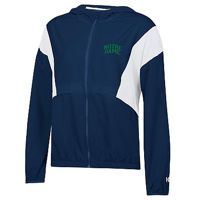 Women's Under Armour Navy/White Notre Dame Fighting Irish Game Day Full-Zip Jacket