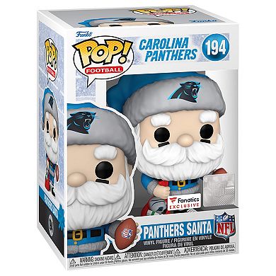 Carolina Panthers  Santa Funko Pop! Fanatics Exclusive Vinyl Figure