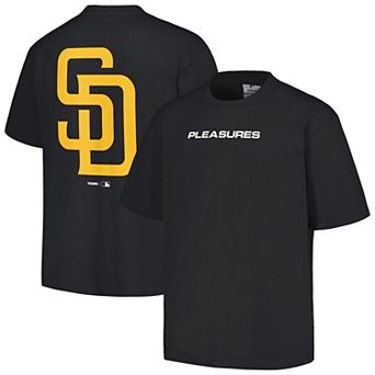 Men's PLEASURES Black San Diego Padres Ballpark T-Shirt