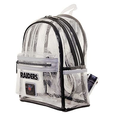 Loungefly Las Vegas Raiders Clear Mini Backpack