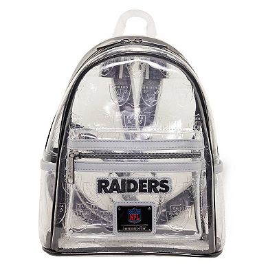 Loungefly Las Vegas Raiders Clear Mini Backpack