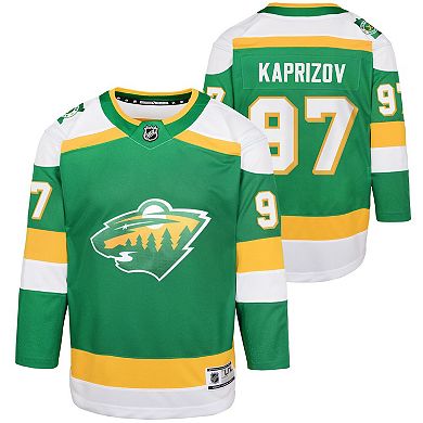 Youth Kirill Kaprizov Green Minnesota Wild 2023/24 Alternate Premier ...