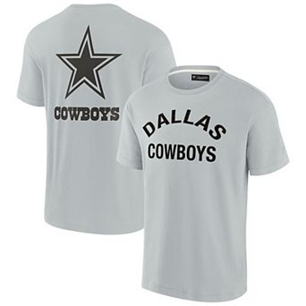 Unisex Fanatics Signature Gray Dallas Cowboys Super Soft Short Sleeve T-Shirt