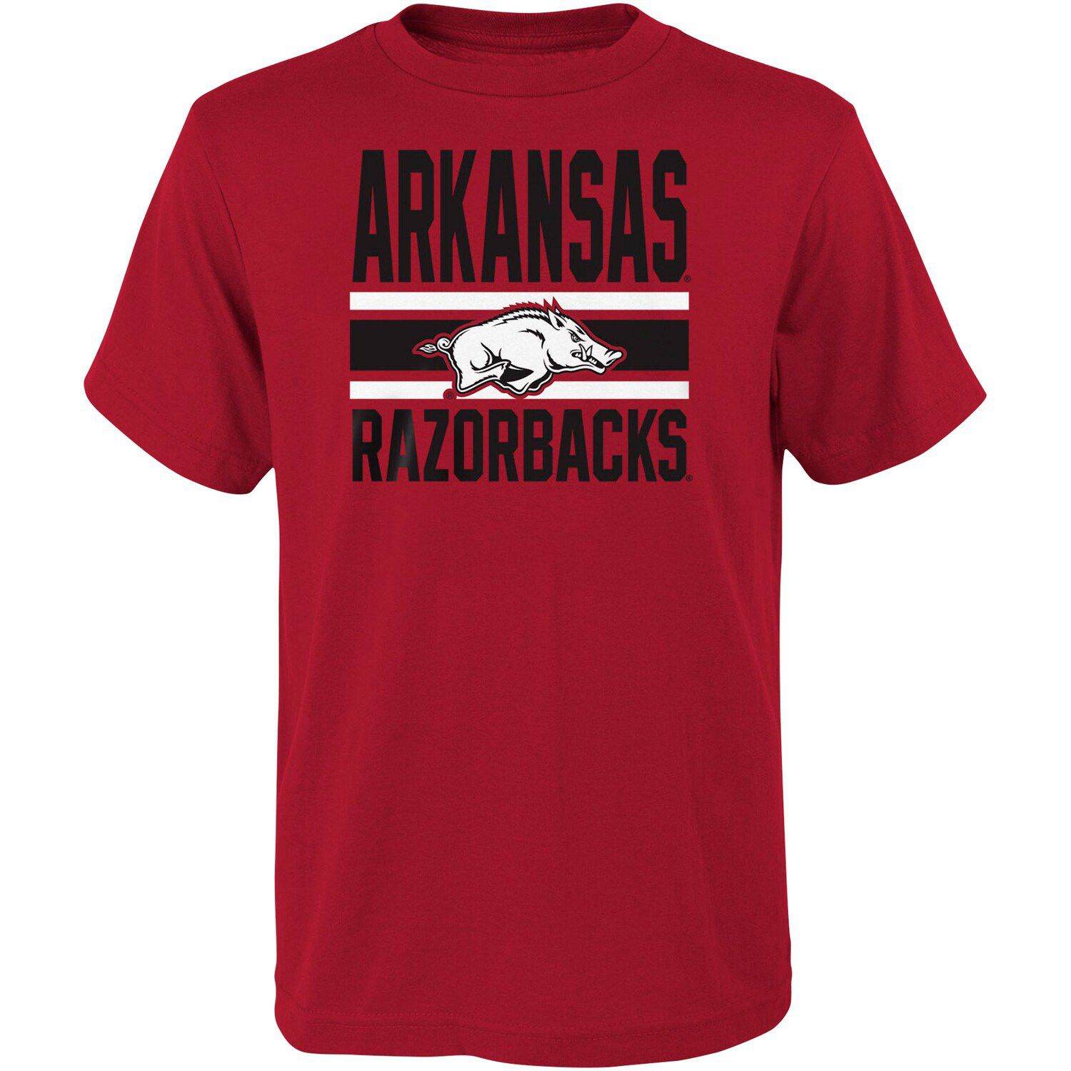 Preschool Black/Cardinal Arkansas Razorbacks Fan Wave Short & Long ...