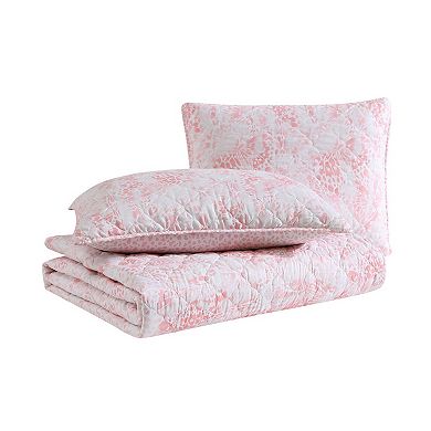 Betsey Johnson Butterfly Ombre Quilt Set with Shams