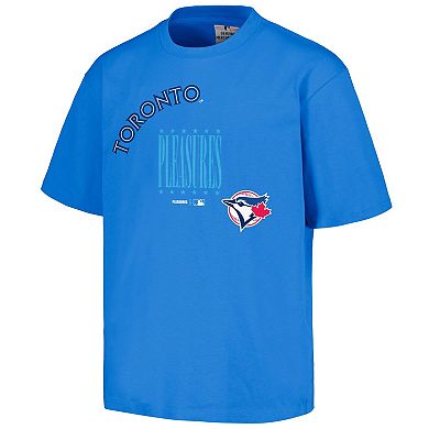 Men's PLEASURES Royal Toronto Blue Jays Repurpose T-Shirt