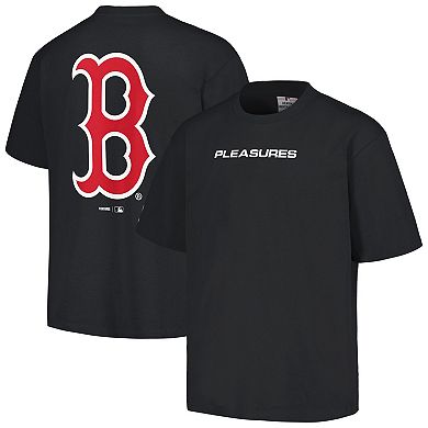 Men's PLEASURES Black Boston Red Sox Ballpark T-Shirt