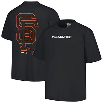 Men's PLEASURES Black San Francisco Giants Ballpark T-Shirt