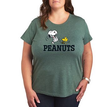 Plus Peanuts Snoopy And Woodstock Graphic Tee