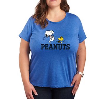 Plus Peanuts Snoopy And Woodstock Graphic Tee