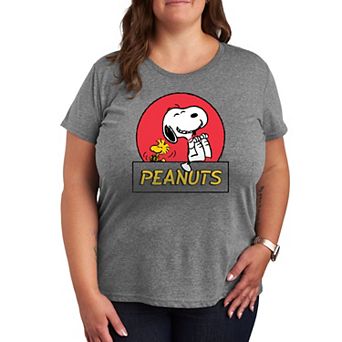 Plus Peanuts Circle Logo Graphic Tee