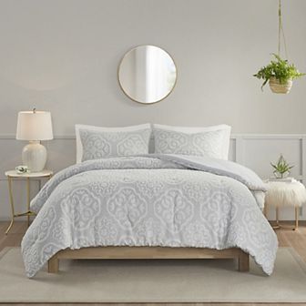 Madison Park Maeve 3 pc Tufted Woven Medallion Comforter Set