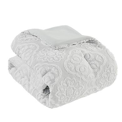 Madison Park Maeve 3-Piece Tufted Woven Medallion Comforter Set