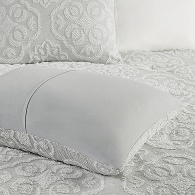 Madison Park Maeve 3-Piece Tufted Woven Medallion Duvet Cover Set