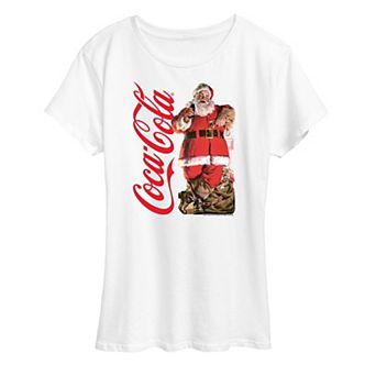 Plus Size Coca Cola Vintage Santa Graphic Tee