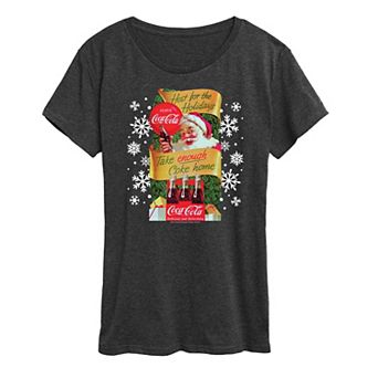 Plus Size Coca Cola Host The Holidays Graphic Tee