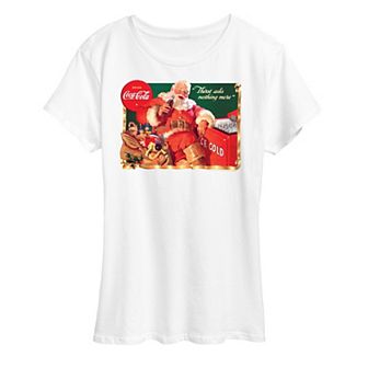 Plus Size Coca Cola Ice Cooler Graphic Tee